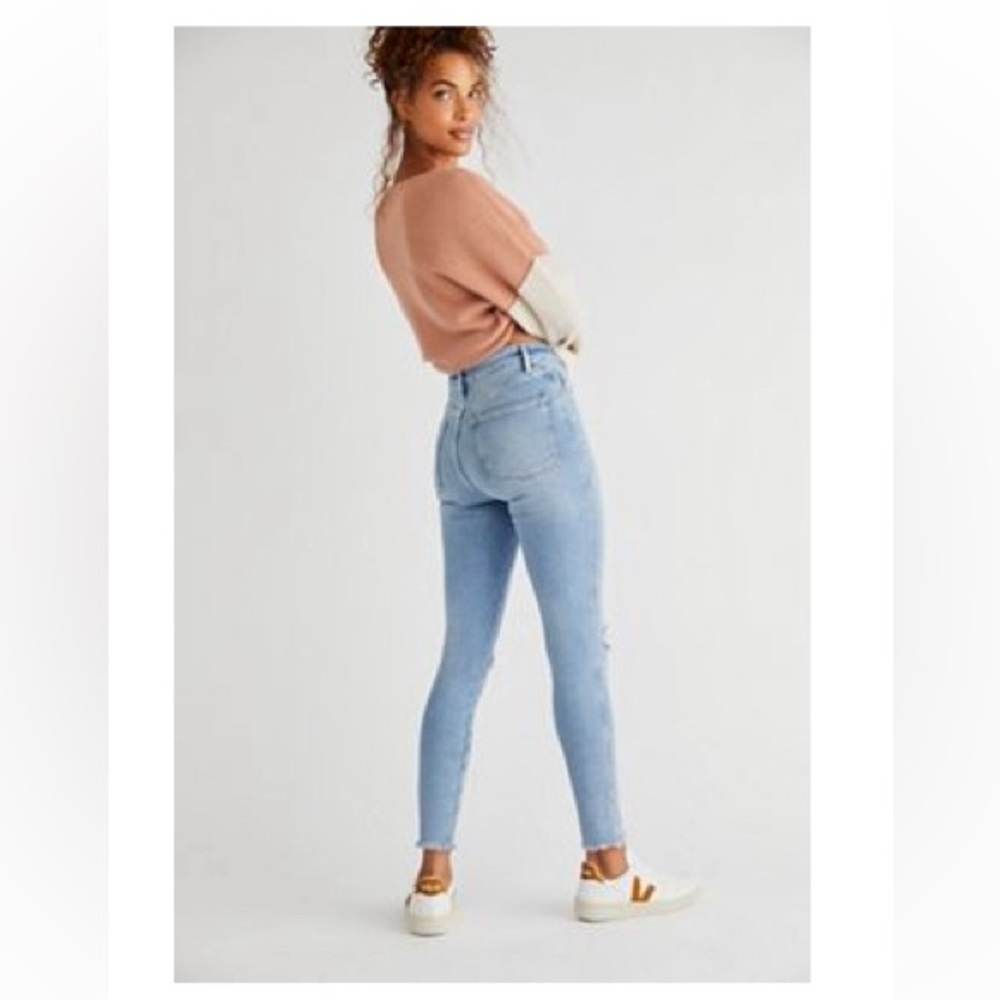 Free People // We the free raw high-rise jegging
